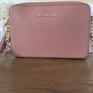 Michael Kors Jet Set Crossbody Bag - Dusty Rose